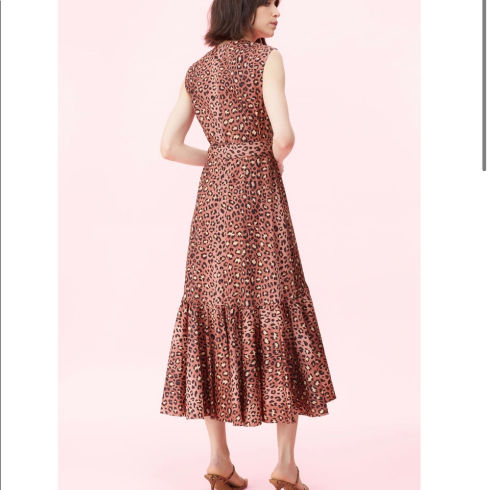Rebecca Taylor spring leopard wrap dress - Picture 4 of 9